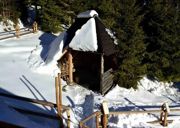 Chata Drewniany W Gorach *